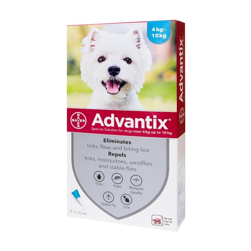 Advantix®: 4-10 kg Ağırlığındaki Köpekler İçin Etkili Dış Parazit Koruması